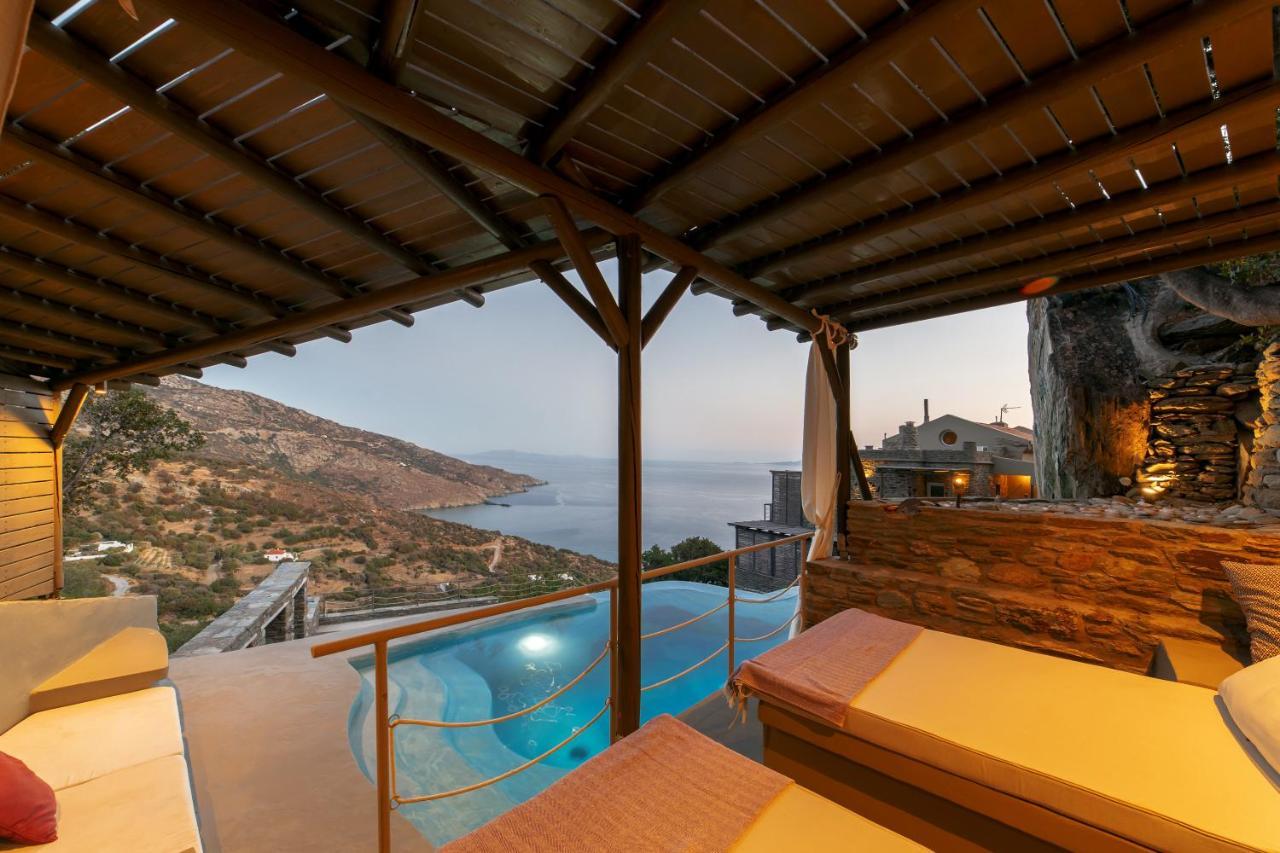 Aegean Castle Andros - Adults Only Aparthotel Agia Eleousa Exterior foto