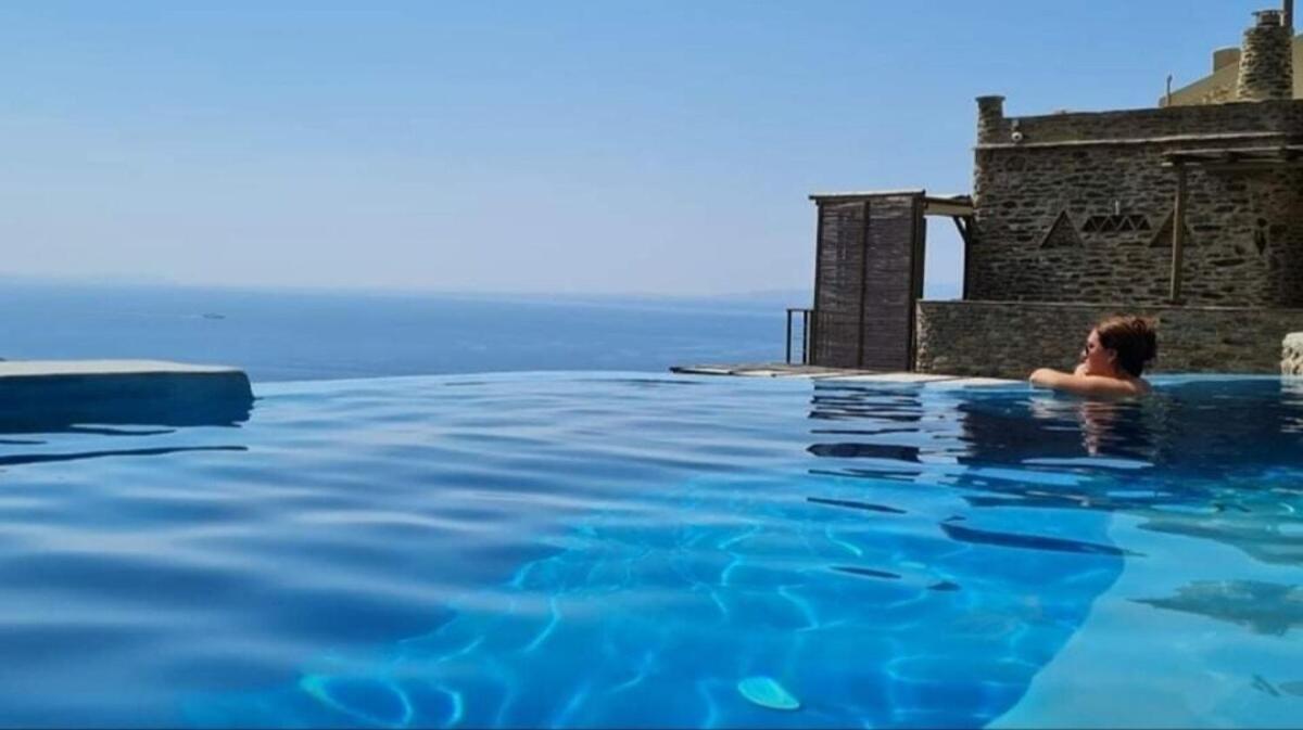 Aegean Castle Andros - Adults Only Aparthotel Agia Eleousa Exterior foto
