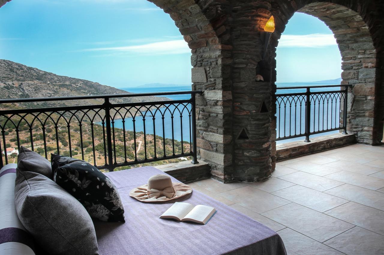 Aegean Castle Andros - Adults Only Aparthotel Agia Eleousa Exterior foto